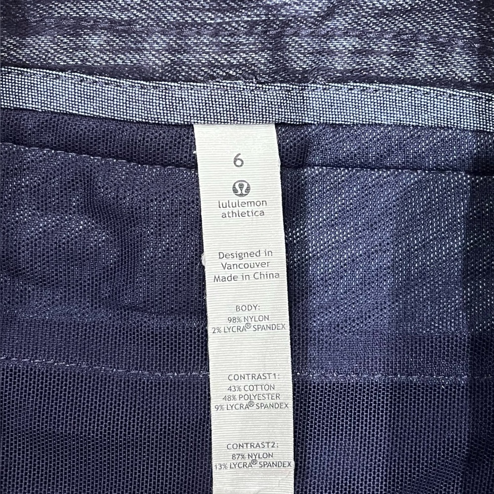 Lululemon Ride On Short Deep Indigo - Picture 14 of 14